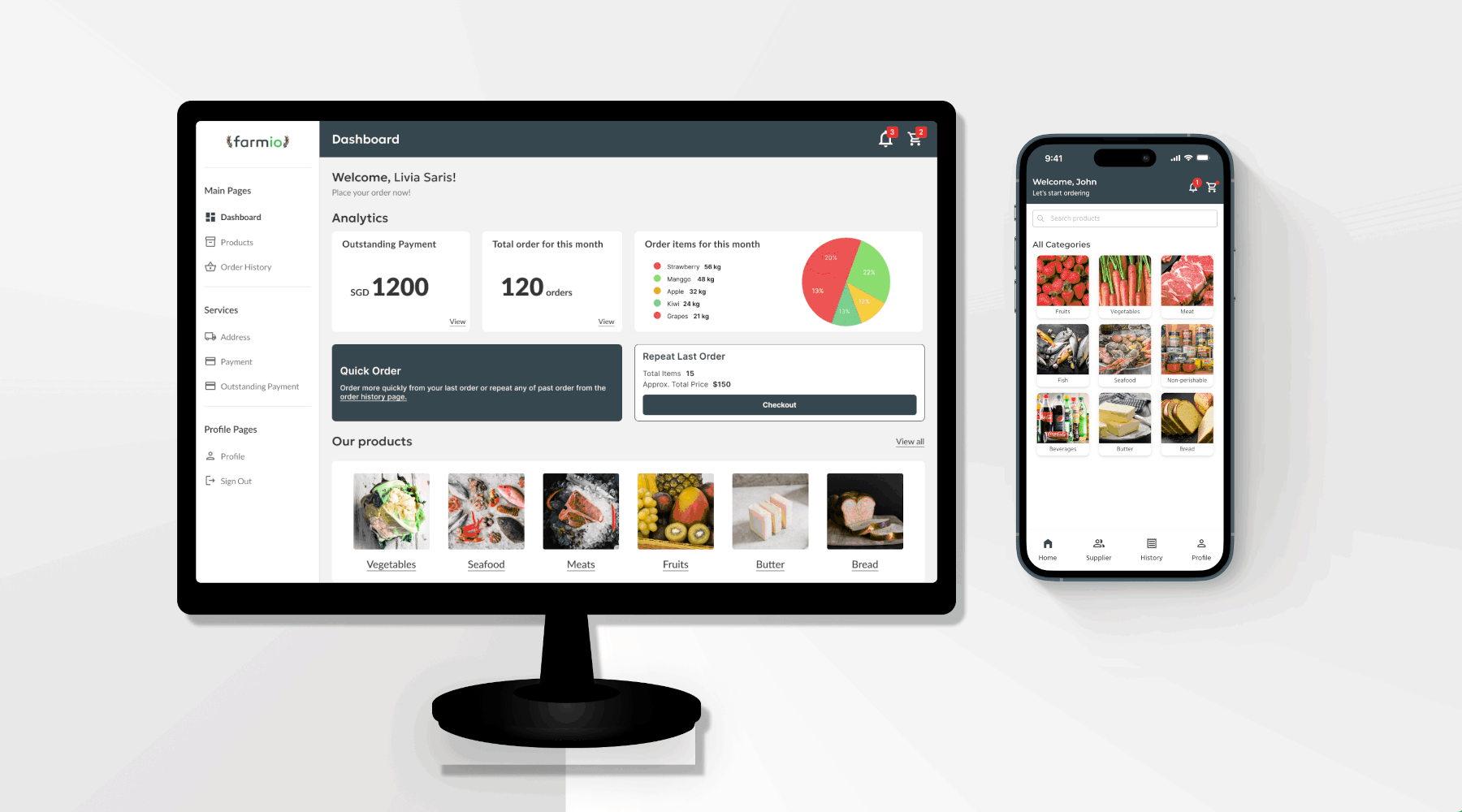 Farm.io interface