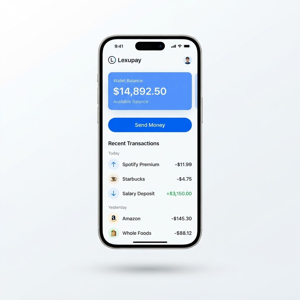 Lexupay interface